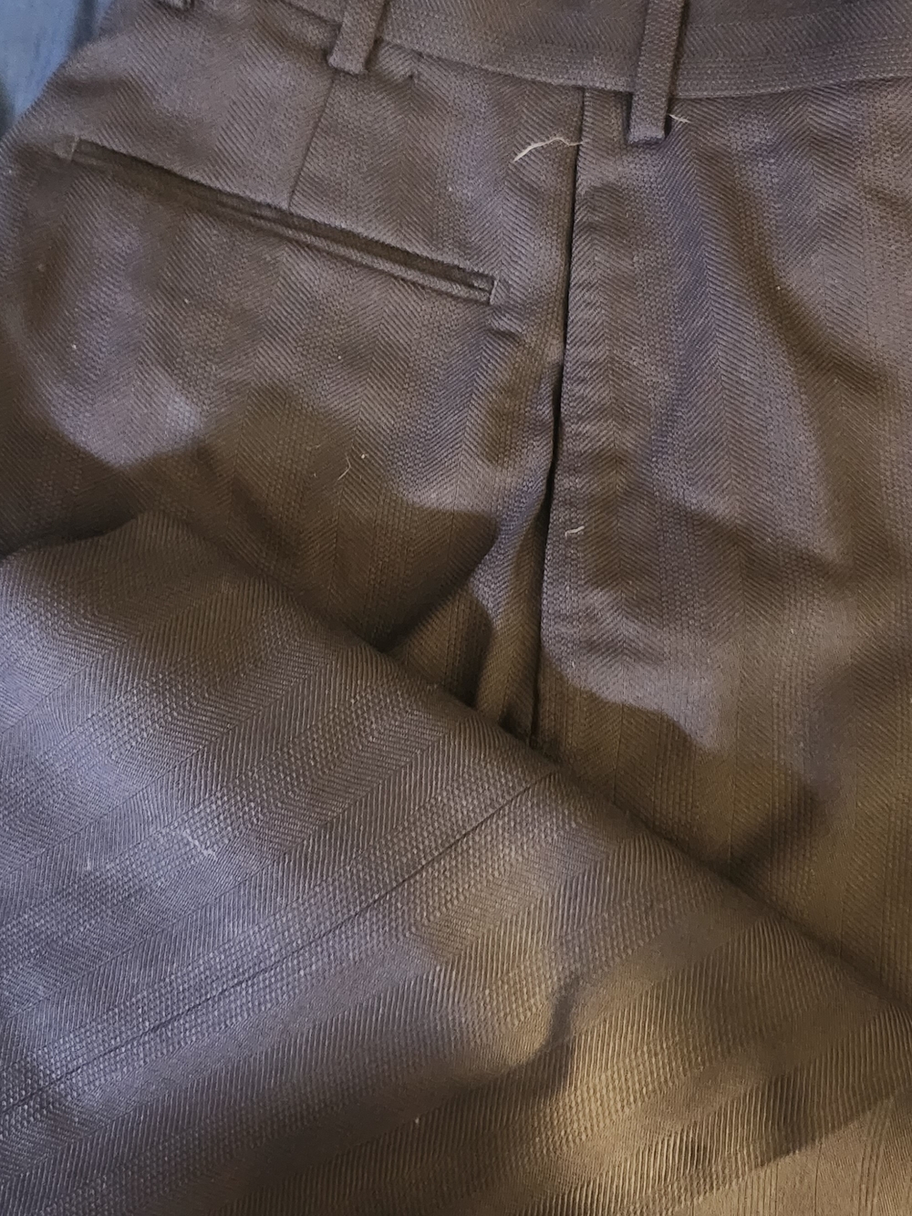 SUITSUPPLY Custom Made Men’s 38 EU 48 Wool Silk Black Trousers NWT